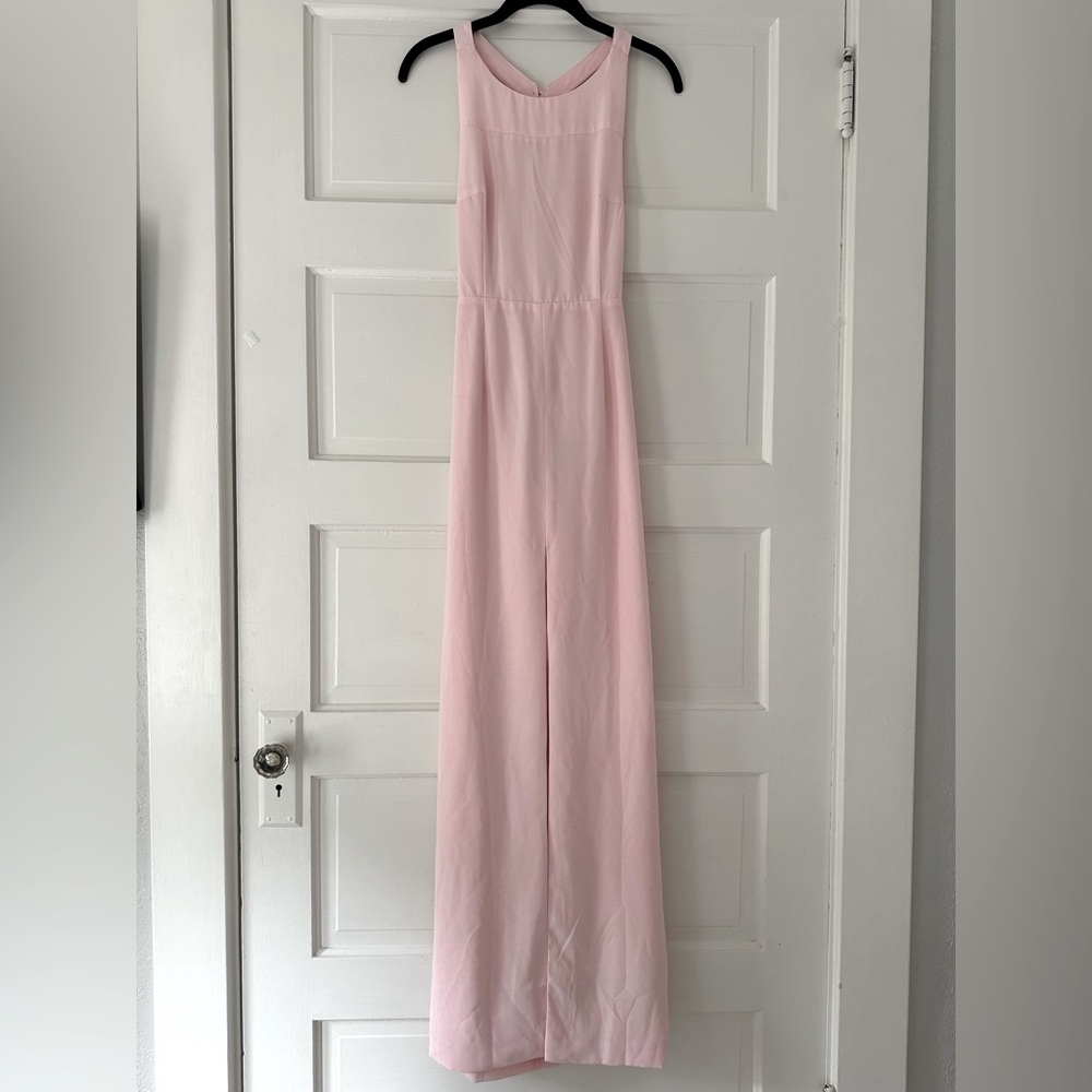 NWT White Fox pink dress with cross button back.